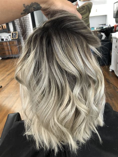 edgy blonde hairstyles|blonde balayage medium length hair.